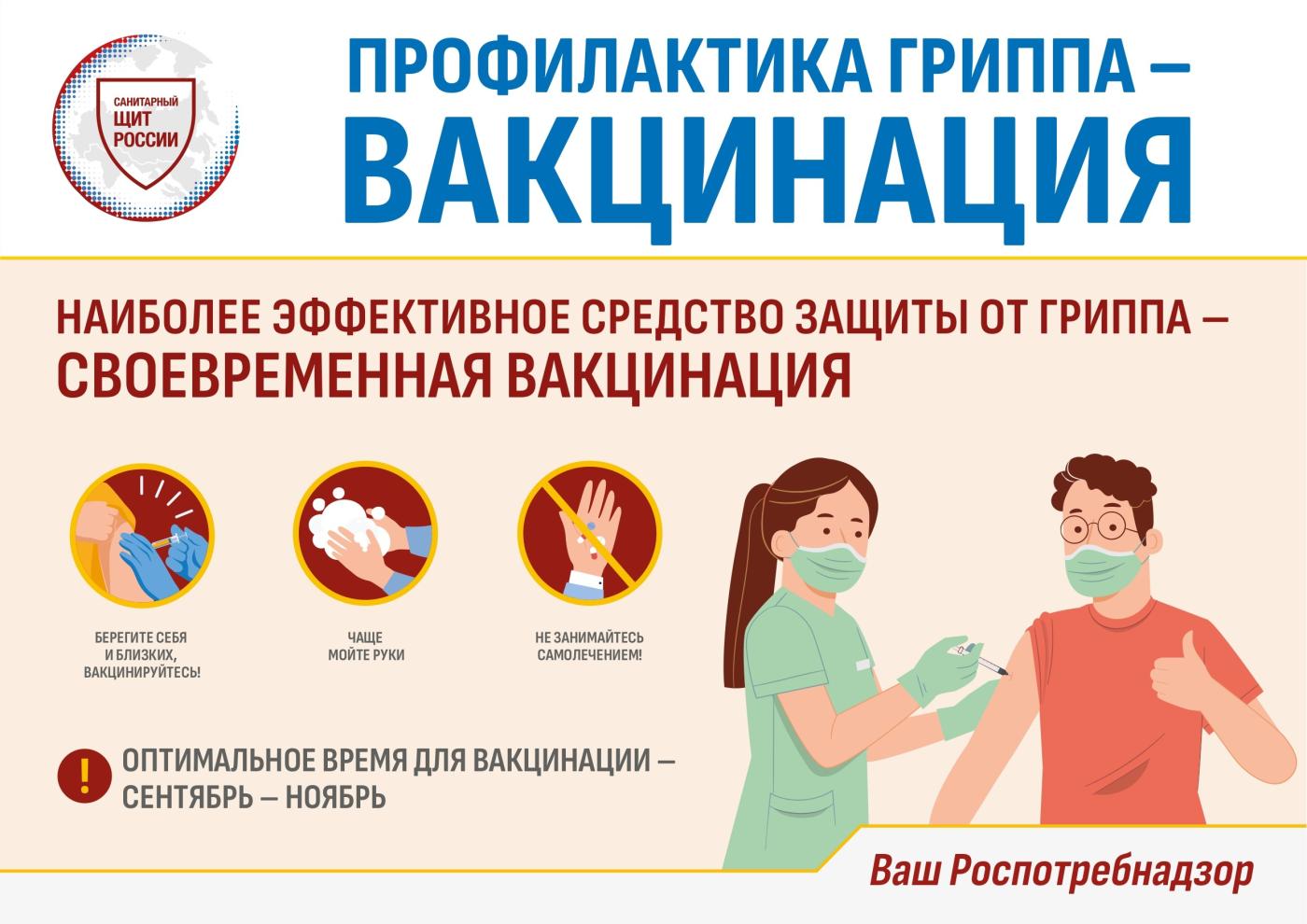 Вакцинация и профилактика гриппа и ОРВИ